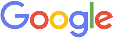 Official Google logo with brand colors of blue, red, yellow and green.